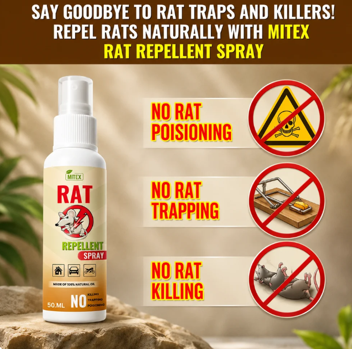 Rat Repellent Spray  for Home, Kitchen, Car & Bike Engine, Warehouse (Pack Of 2)